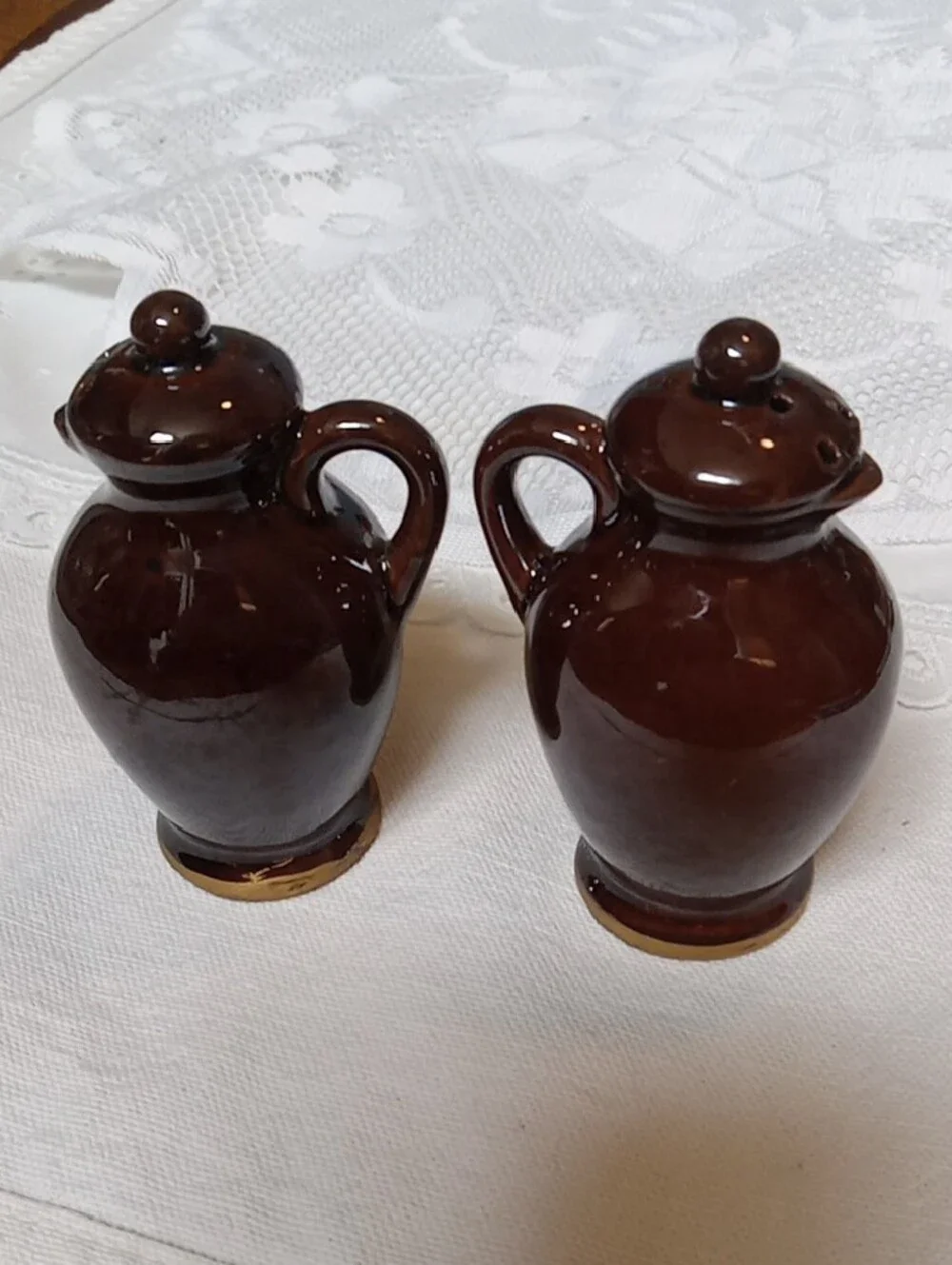 Pitcher Shaped Salt & Pepper Shakers